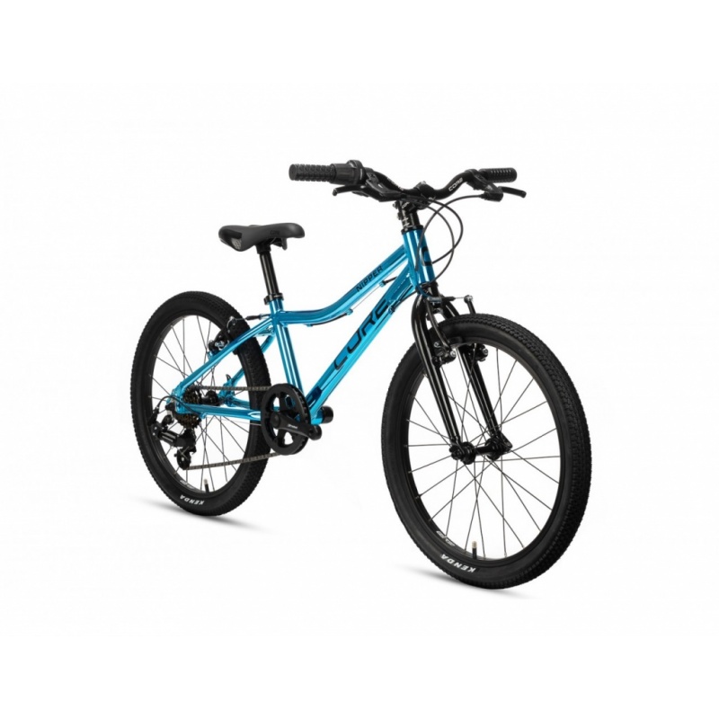Dětské kolo CORE NIPPER 20" AL, REVO-6, chromovaný modrý, váha 7.5kg model 2024