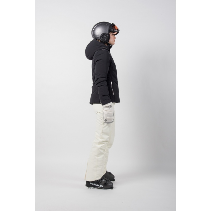 Dámská lyžařská péřová membránová bunda Phenix Grace Diamond Down Jacket barva černá BK2