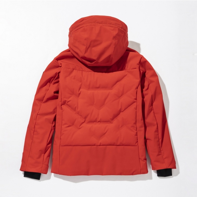Lyžařská péřová membránová bunda Phenix Sogne Hybrid Down Jacket barva červená