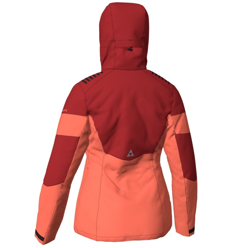 Dámská lyžařská bunda Fischer Killington Jacket barva růžová
