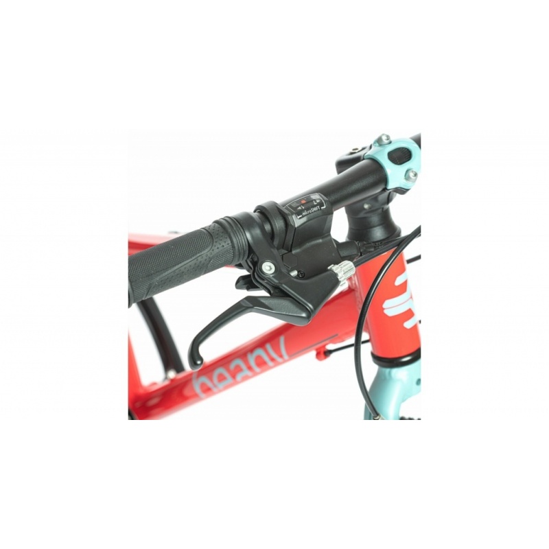 Dětské kolo BEANY ZERO 20" červené s modrou vidlicí nejlehčí 20" kolo váha 6,9Kg