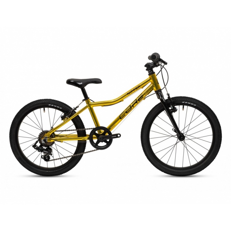 Dětské kolo CORE NIPPER 20" AL, REVO-6, chromovaný zlatý, váha 6.90kg model 2026 Dětské kolo CORE NIPPER 20" AL, REVO-6, chromovaný zlatý, váha 6.90kg model 2026