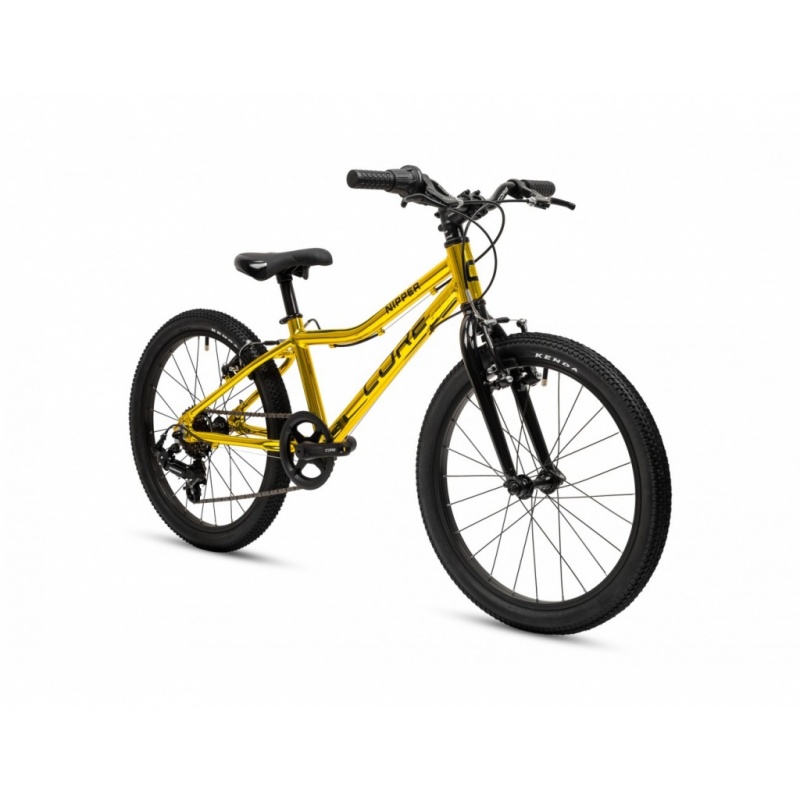 Dětské kolo CORE NIPPER 20" AL, REVO-6, chromovaný zlatý, váha 7.22kg model 2026 Dětské kolo CORE NIPPER 20" AL, REVO-6, chromovaný zlatý, váha 7.22kg model 2026