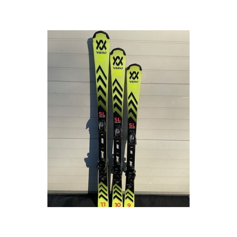 testovací lyže Völkl Racetiger SL junior 120-150cm + vázání Marker model 2024