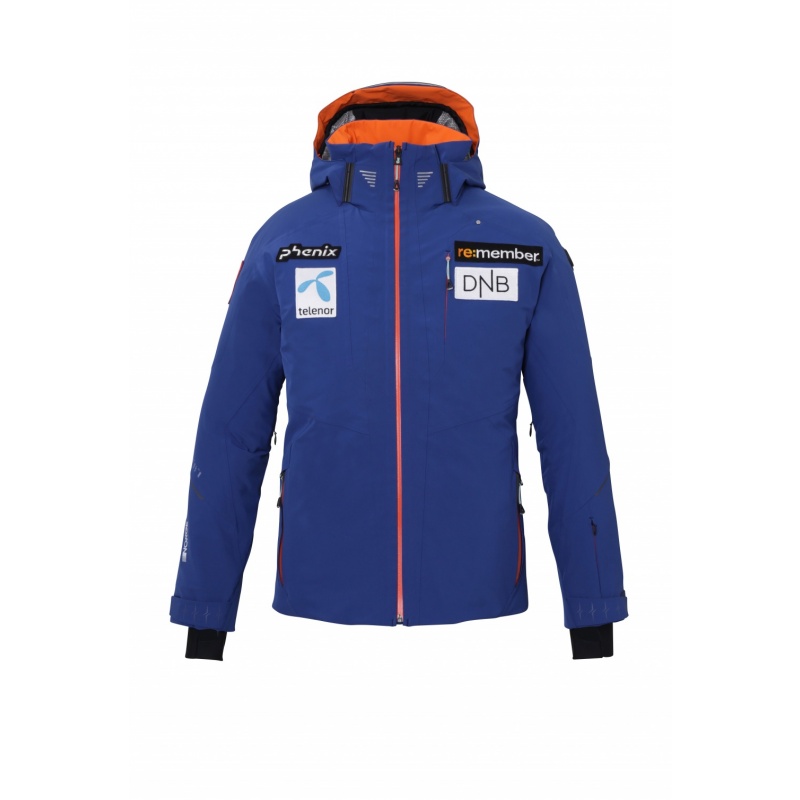Lyžařská bunda Phenix Norway Alpine Team Logo modrá