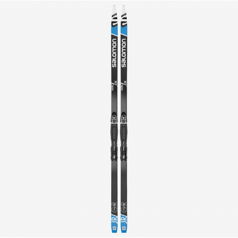 Běžecké lyže Salomon Aero JR Grip s vázáním Salomon prolink