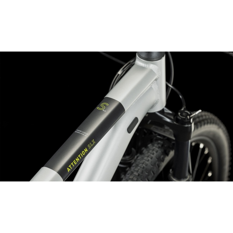 Horské kolo CUBE Attention SLX silvergrey´n´lime model 2024